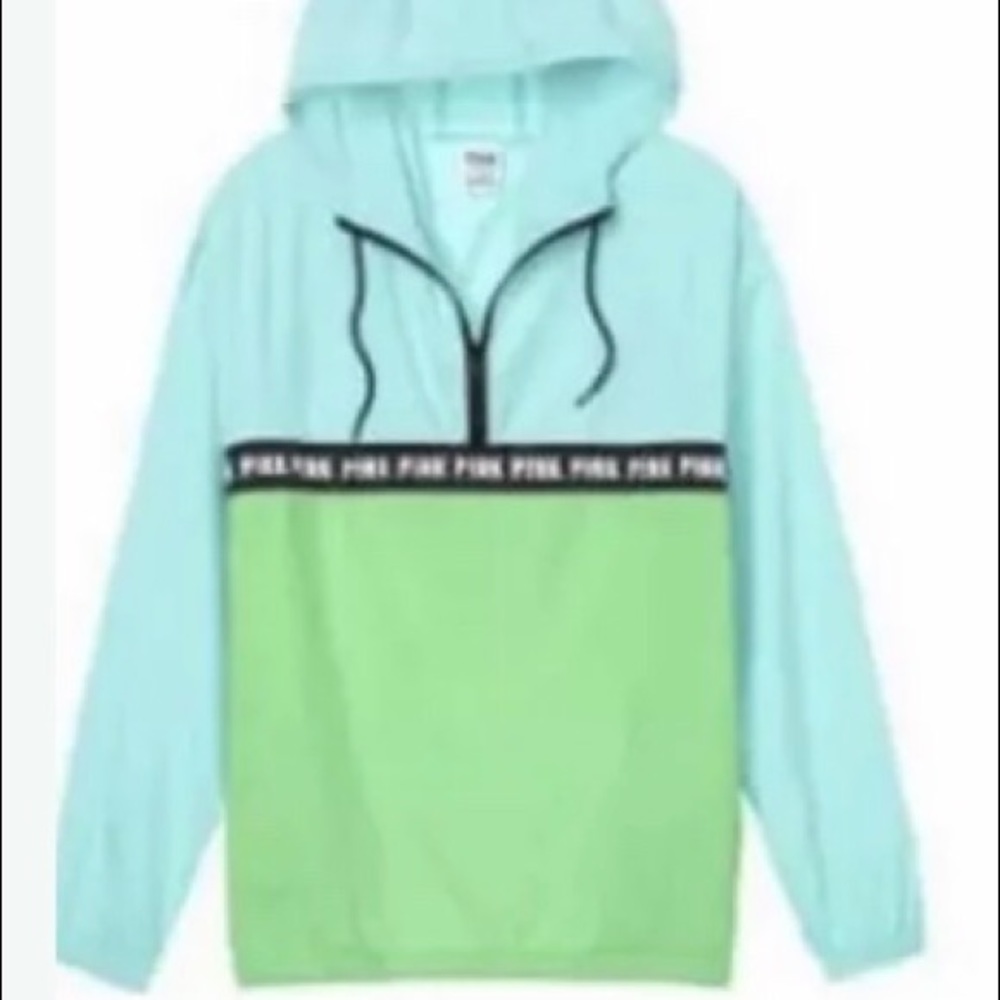 VICTORIA'S SECRET PINK ANORAK JACKET HOODIE XS/S